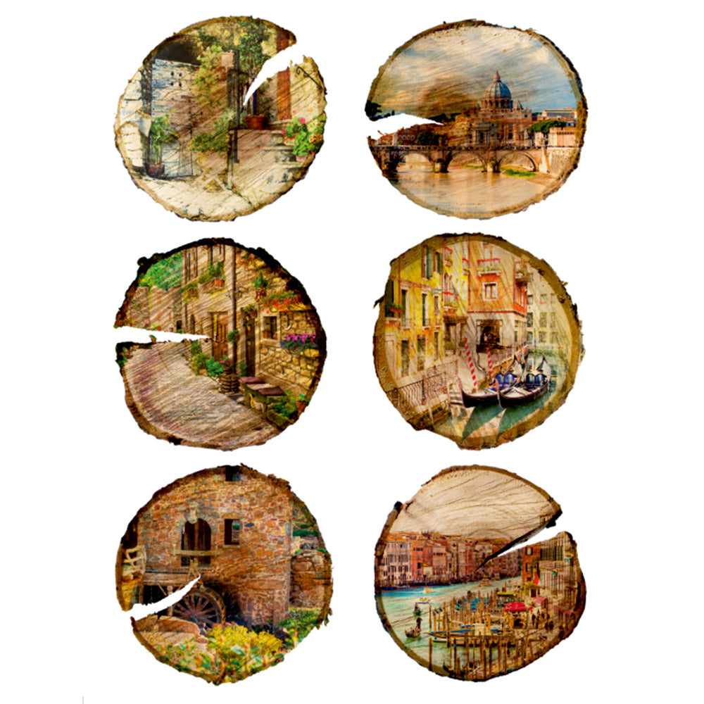 Sticker 65x85 Retro Cities