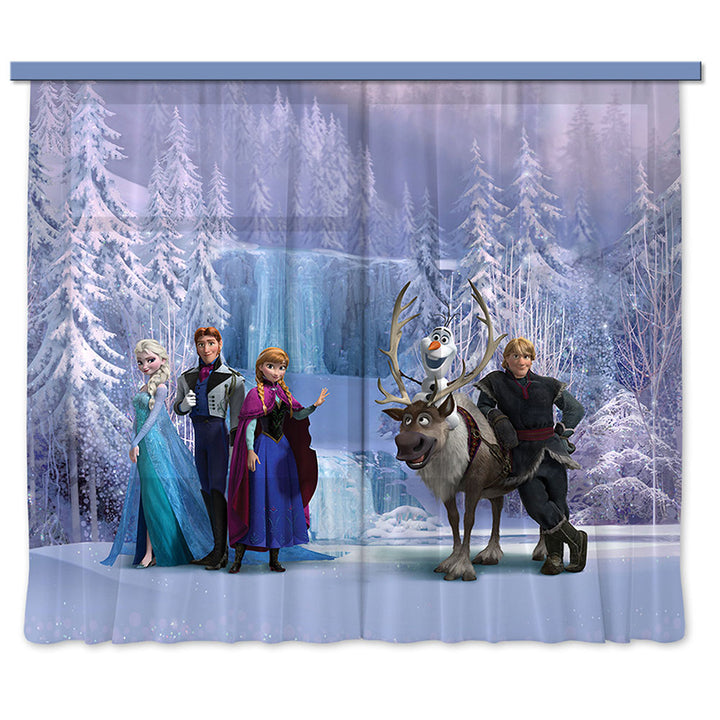 Перде Дисни 180х160/2ч за Детска стая Замръзналото Кралство