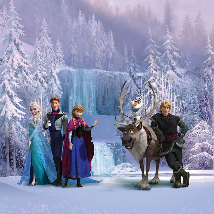 Перде Дисни 180х160/2ч за Детска стая Замръзналото Кралство