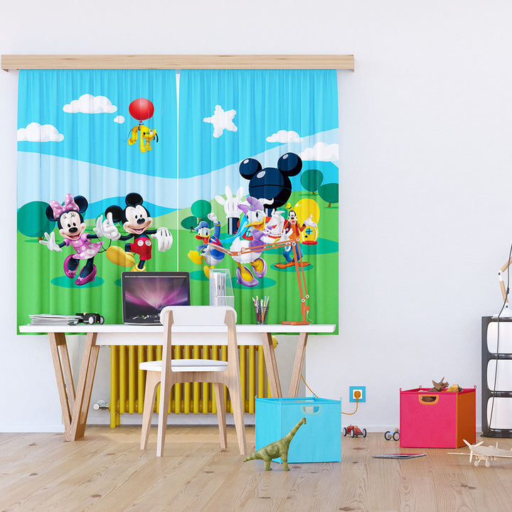 Перде Дисни 180х160/2ч за Детска стая Мики и приятели