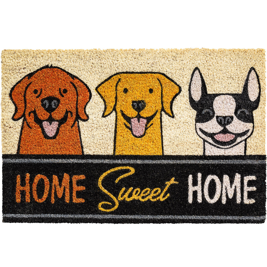 Изтривалка кокос Руко Принт гума home кучета 40x60