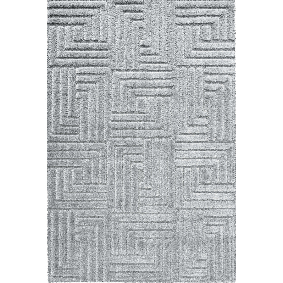 Килим Лимба лабиринт сиво Стандартен / 200 х 290