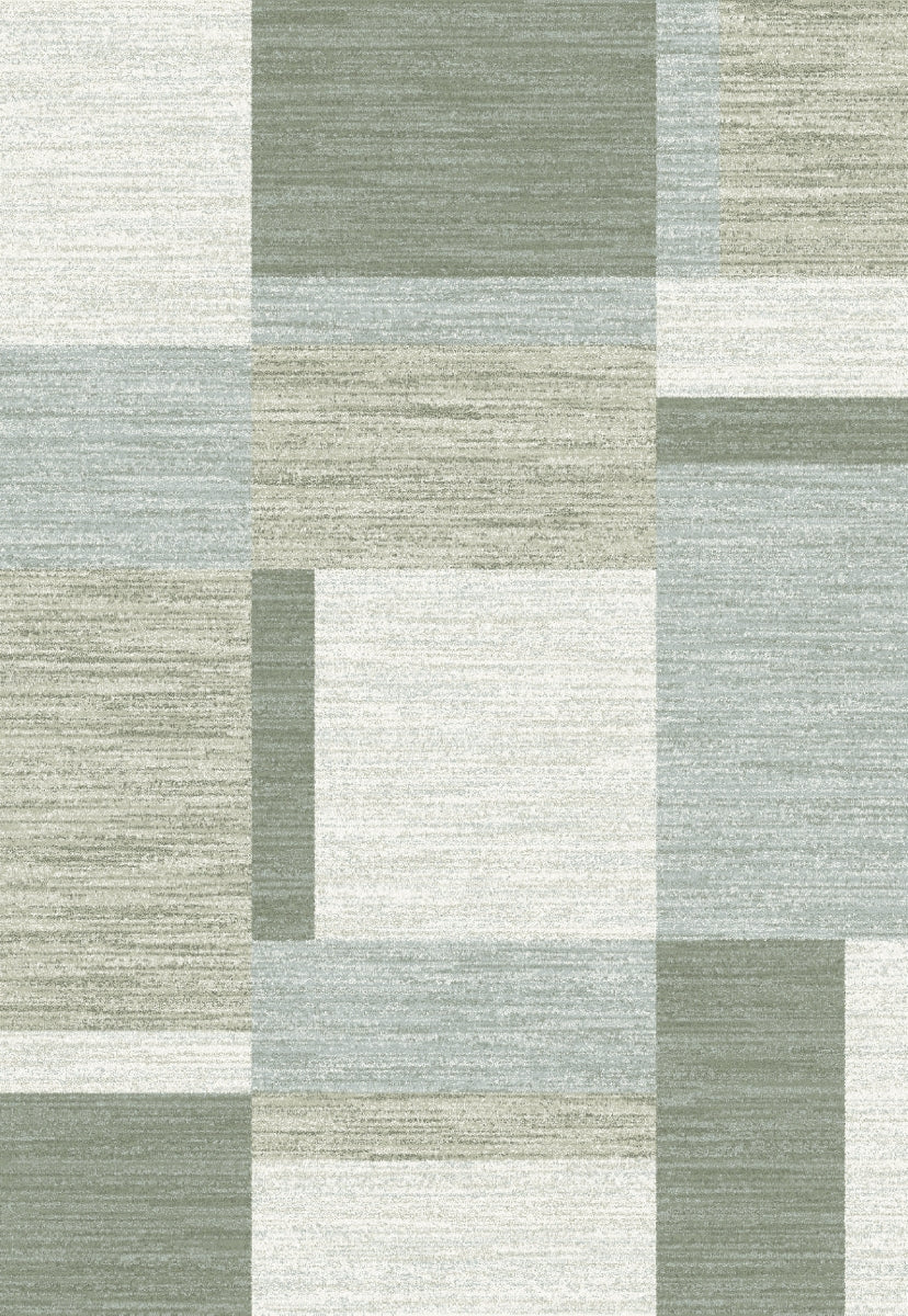 Модерен Килим Nomad Квадрати Сиво-беж