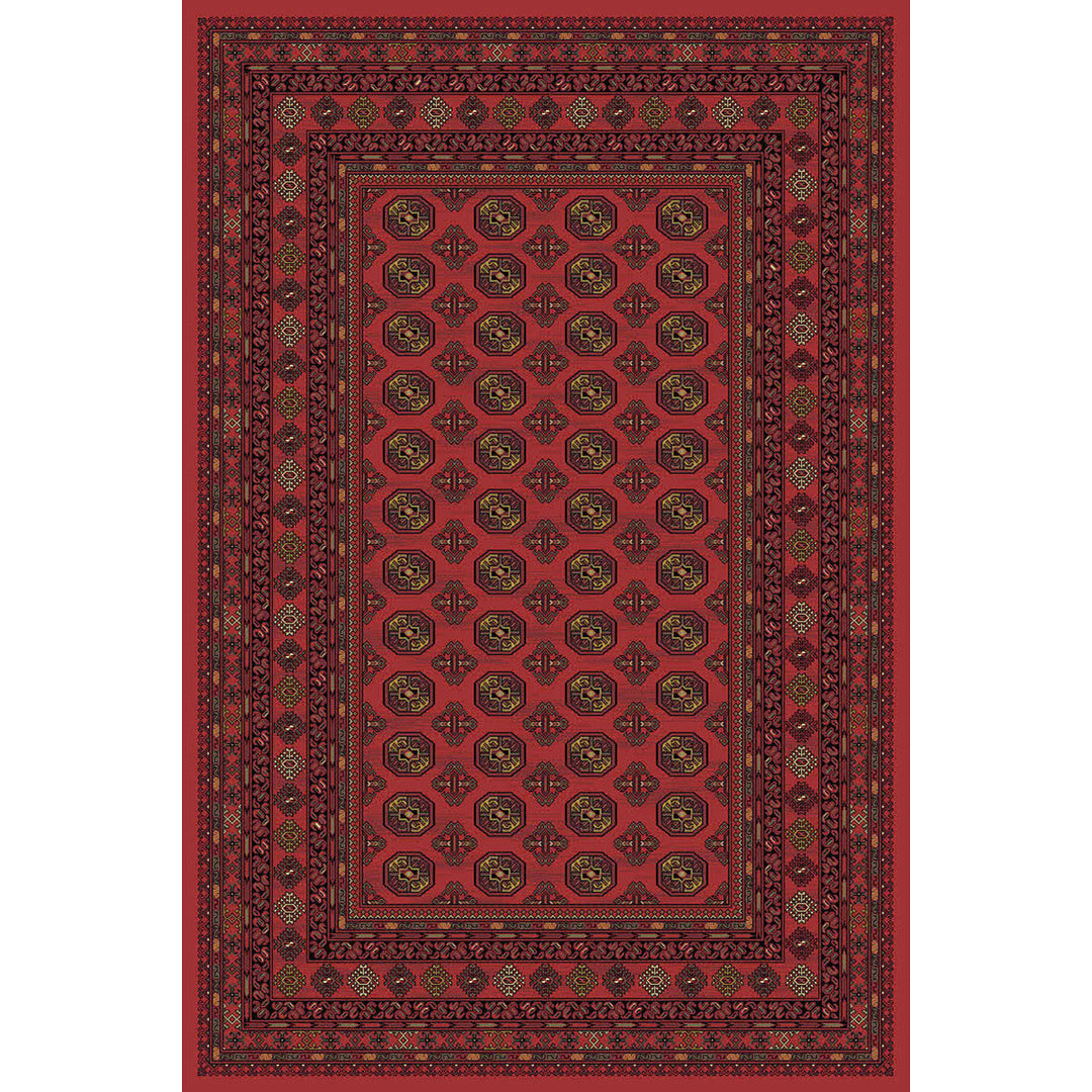 Копринен вискозен Килим Beluchi Bochara червено