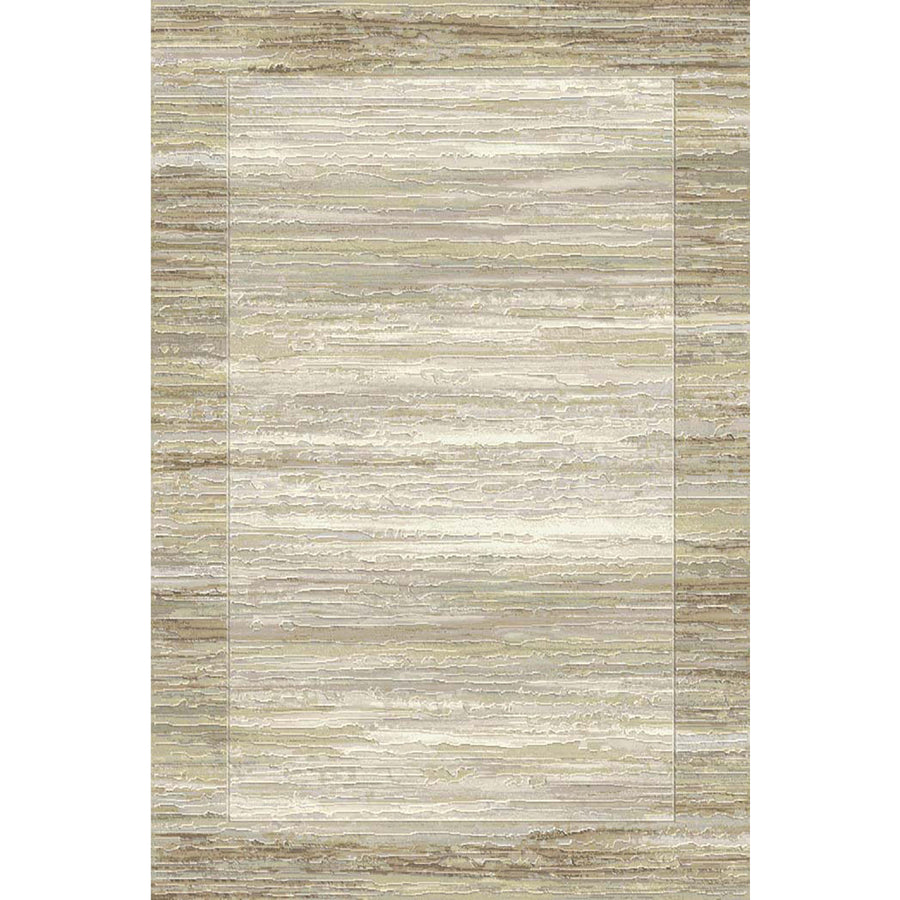 Релефен Килим Argentum Рамка черти беж Пътека / 080 х 150