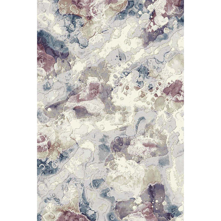 Релефен Килим Argentum Капки синьо-лила Стандартен / 160 х 230