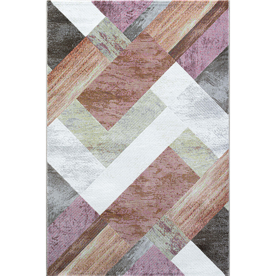 Релефен Килим Argentum Ръжда Правоъгълници Крем Пътека / 080 х 150