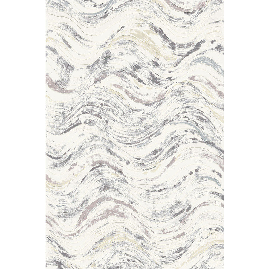 Релефен Килим Argentum Вълни Крем Стандартен / 160 х 230