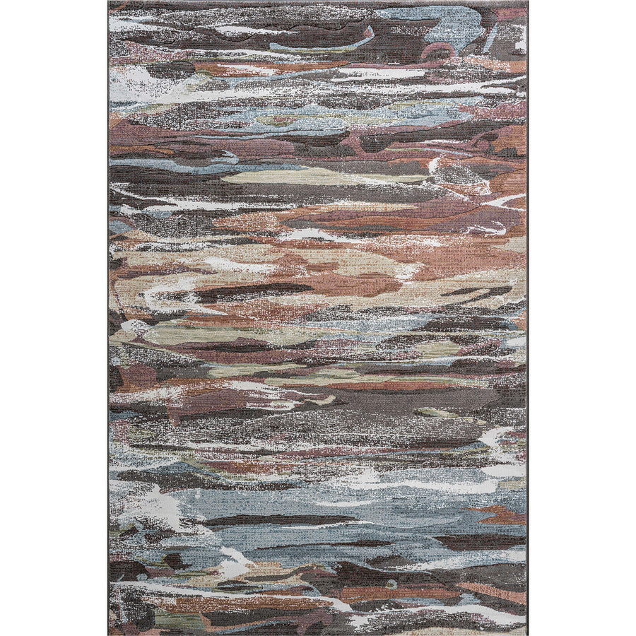 Релефен Килим Аргентум Преливащо Синьо розово Пътека / 080х150