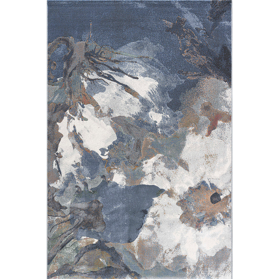 Релефен Килим Argentum Абстракт Синьо Стандартен / 200 х 290