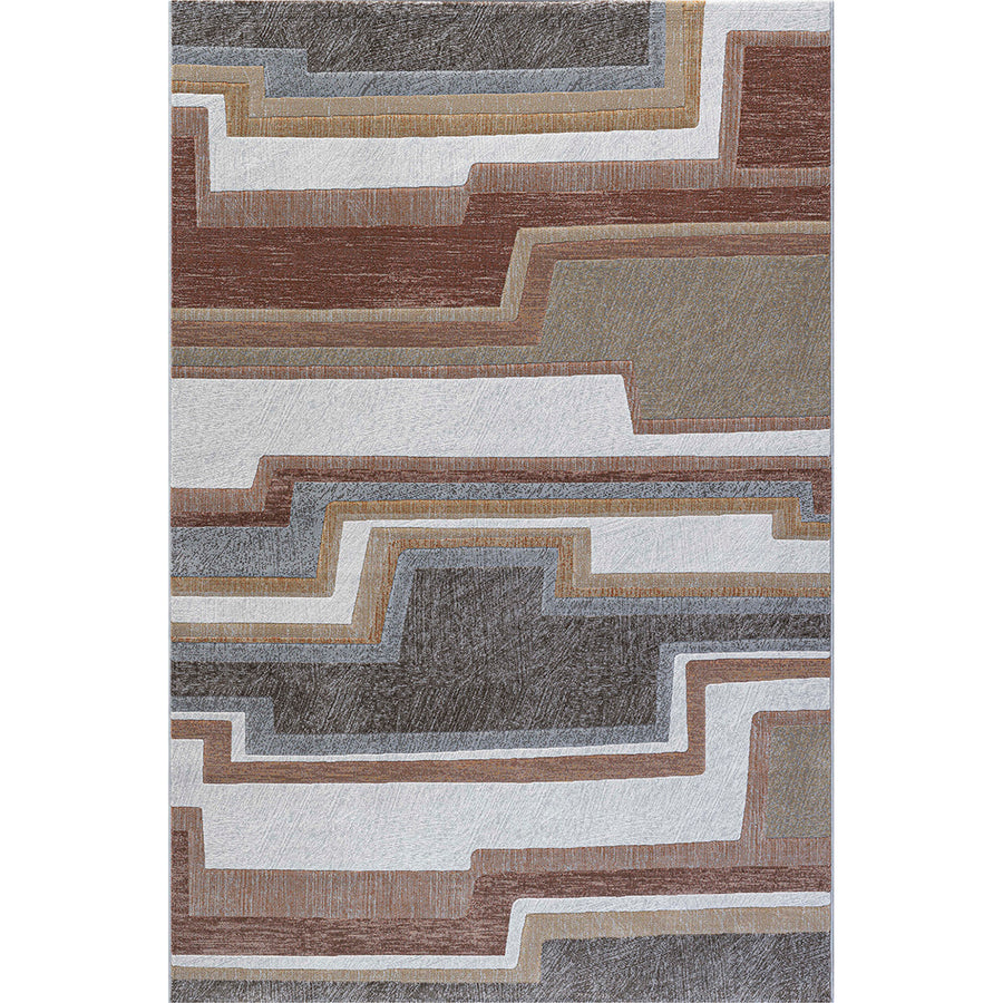 Релефен Килим Argentum Модули Оранжево зелено Стандартен / 200 х 290