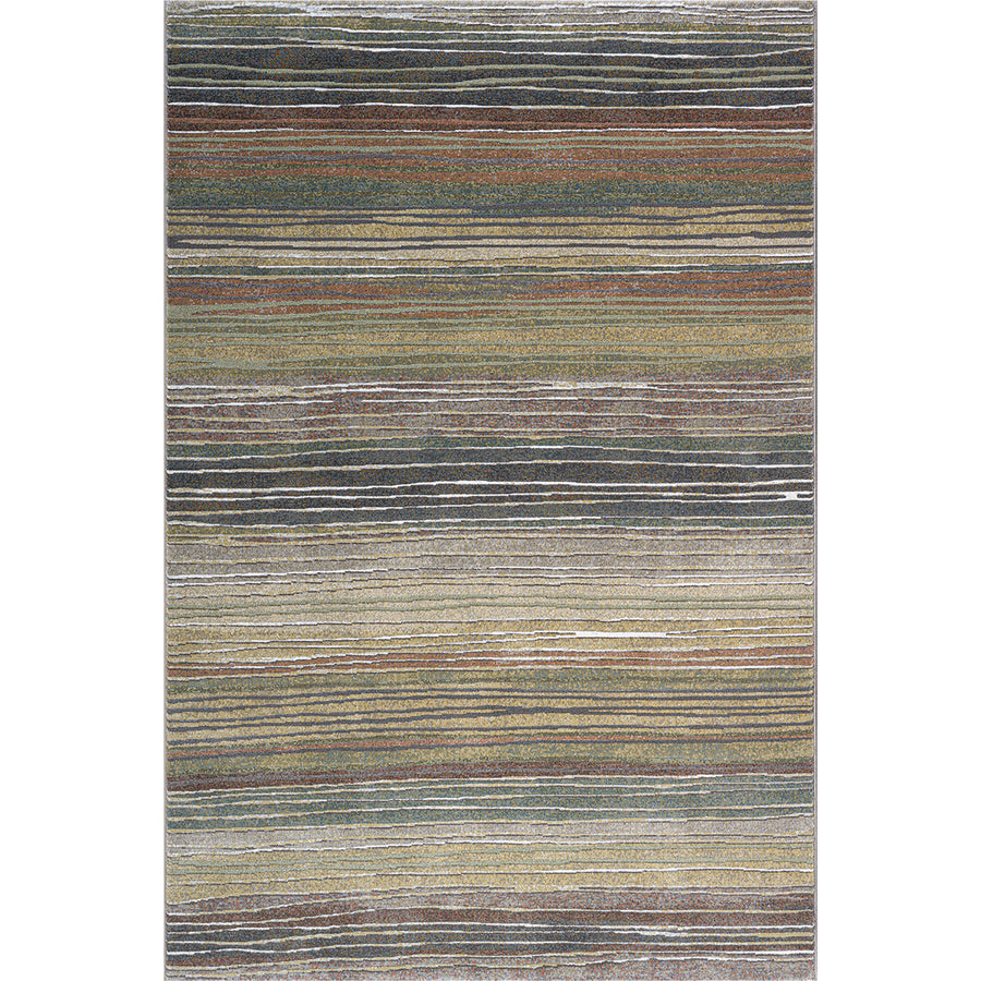 Релефен Килим Аргентум Райе Зелено Стандартен / 200х290