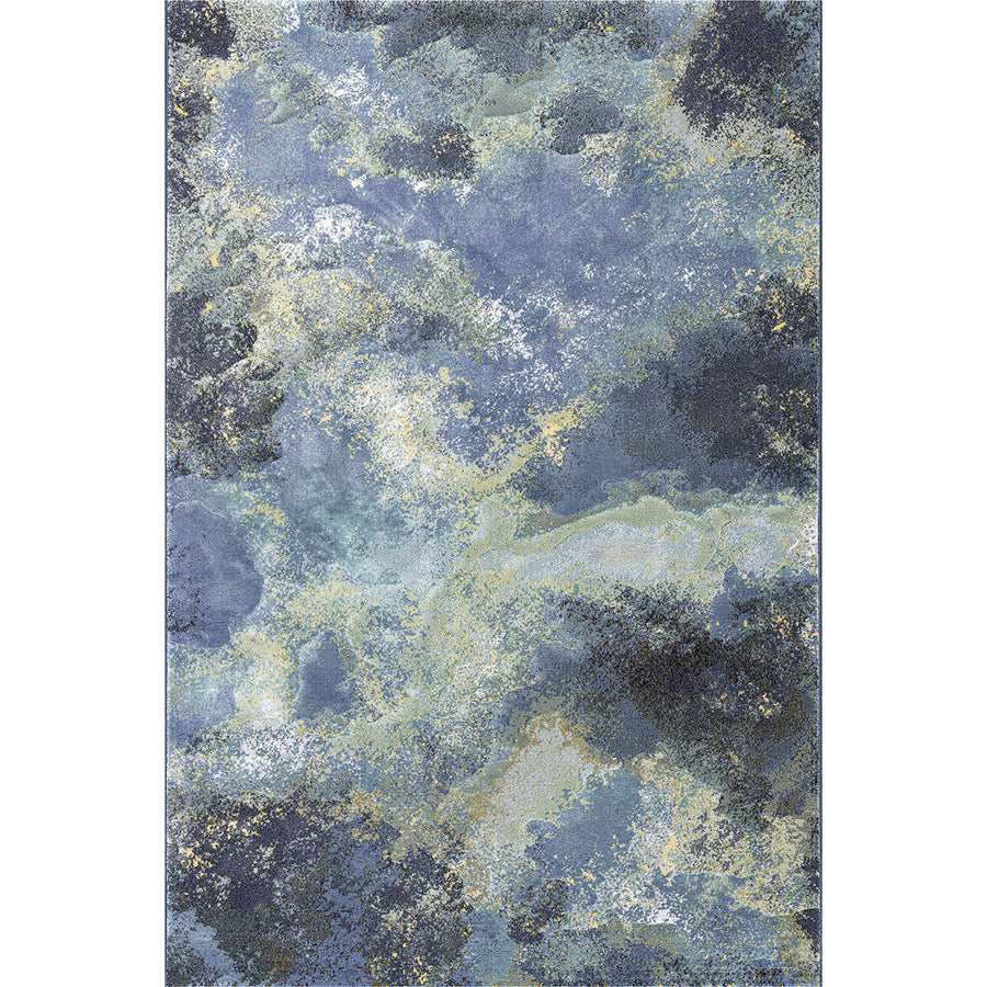 Релефен Килим Аргентум Галактика Синьо Пътека / 080х150