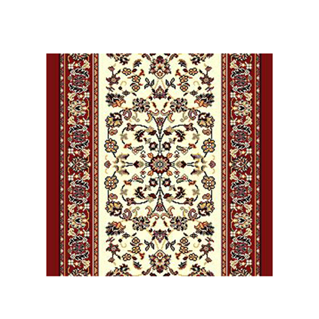 Lanu Path Floral Ornaments Cream-Red