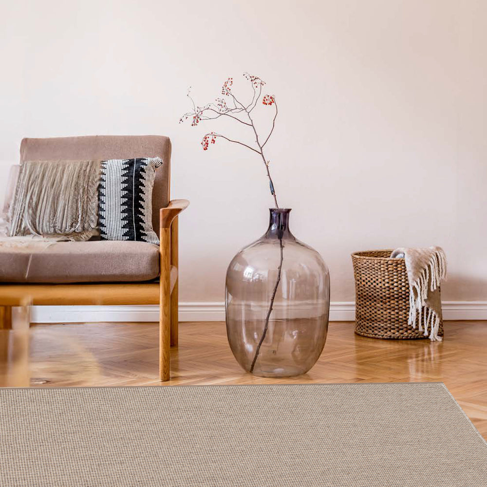 Вълнен плосък Килим Кафяво Лана Стандартен / 200 х 290