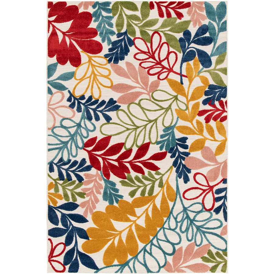 Релефен 3D Килим Мамбо Цветни клонки вътре/вън Стандартен / 120 х 170