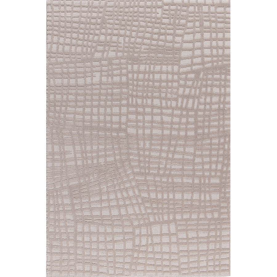 Релефен 3D Килим Мрежа Бежово Лекси Стандартен / 120 х 170