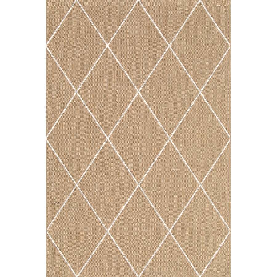 Плосък Килим Ромбове Оранжево вътре/вън Есенца Стандартен / 120 х 170