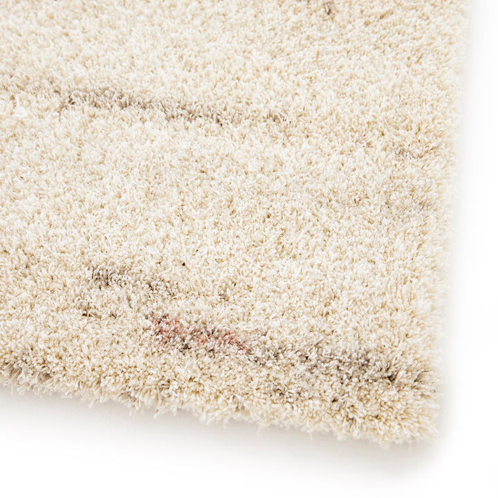 Мек фин шаги Килим Flower Меланж Беж