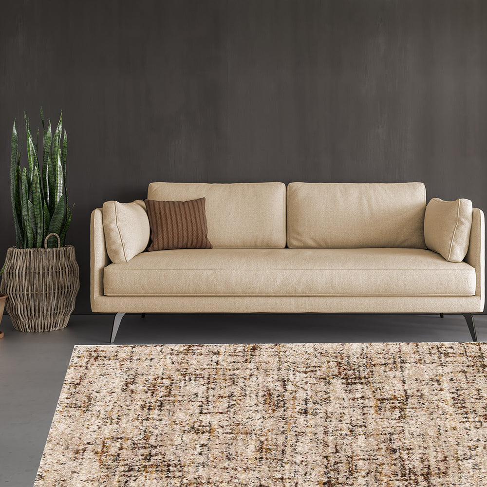 Шаги Килим Меланж черти Кафяво Легаси Стандартен / 120 х 170