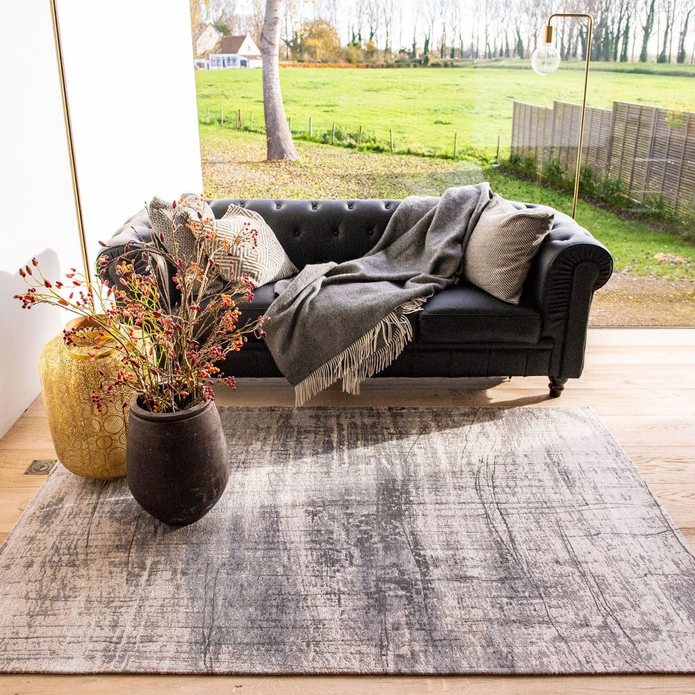 Премиум Жакардов Килим Каменен Щрих Стандартен / 140 х 200