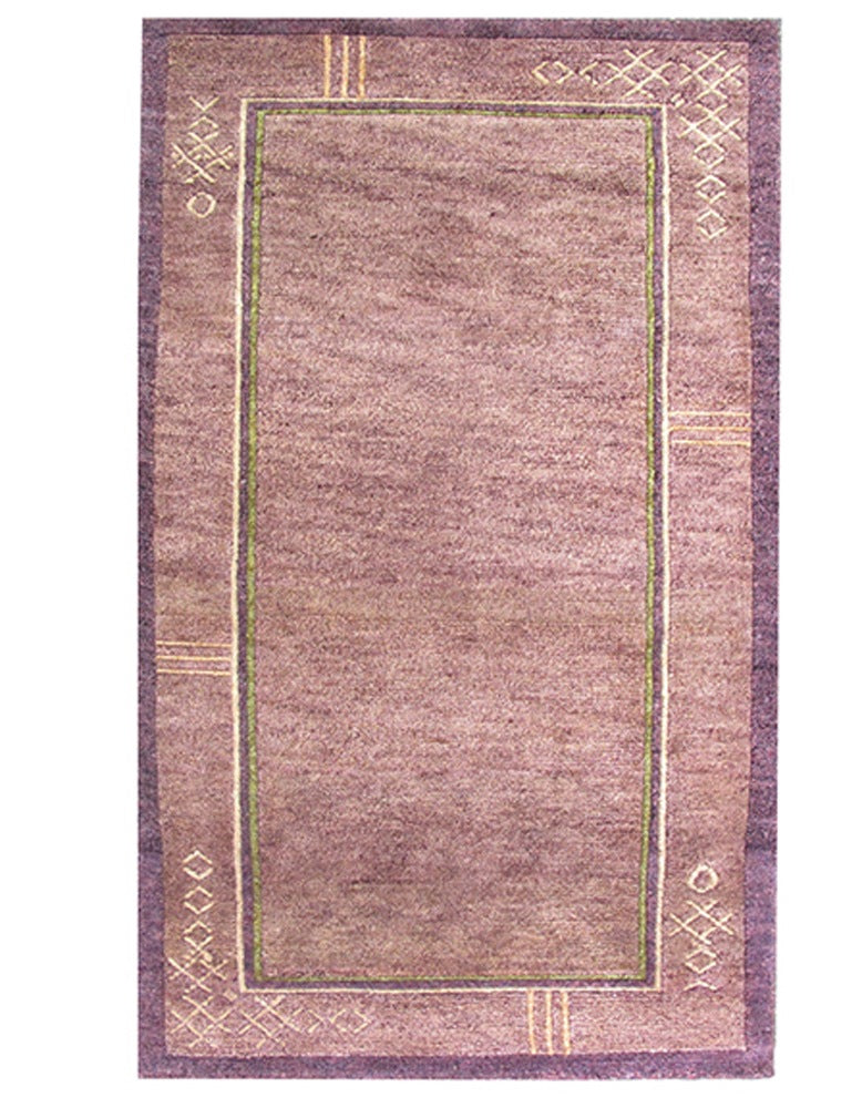 Woolen Handmade Carpet Sao Paulo 170/240 cm for Living Room Bedroom -Braun 4174