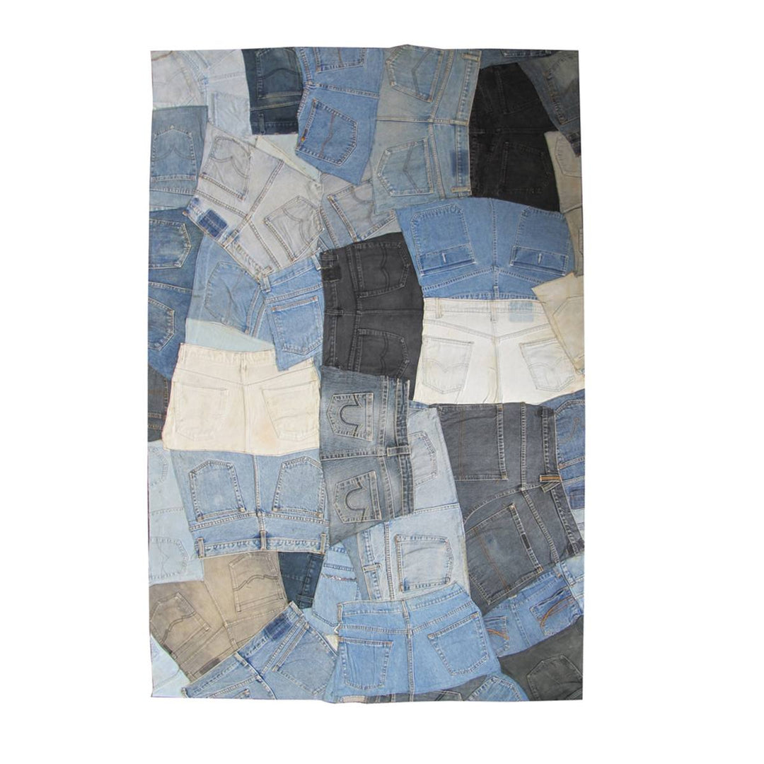 Памучен Килим Blue 130/190 см за Детска стая Спалня -Pocket