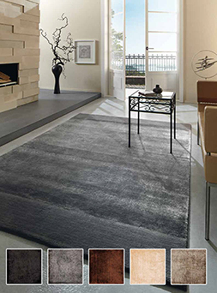 Luxurious Silk Carpet Nobilis 140/200 cm Solid Color for Living Room Bedroom•Design Nobilis