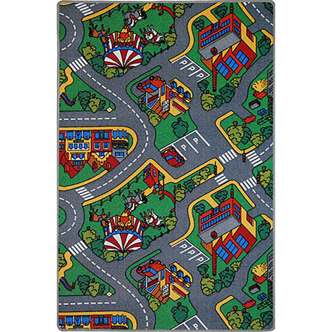 Children's Carpet Andiamo 100/165 cm for Children's Room•Straße