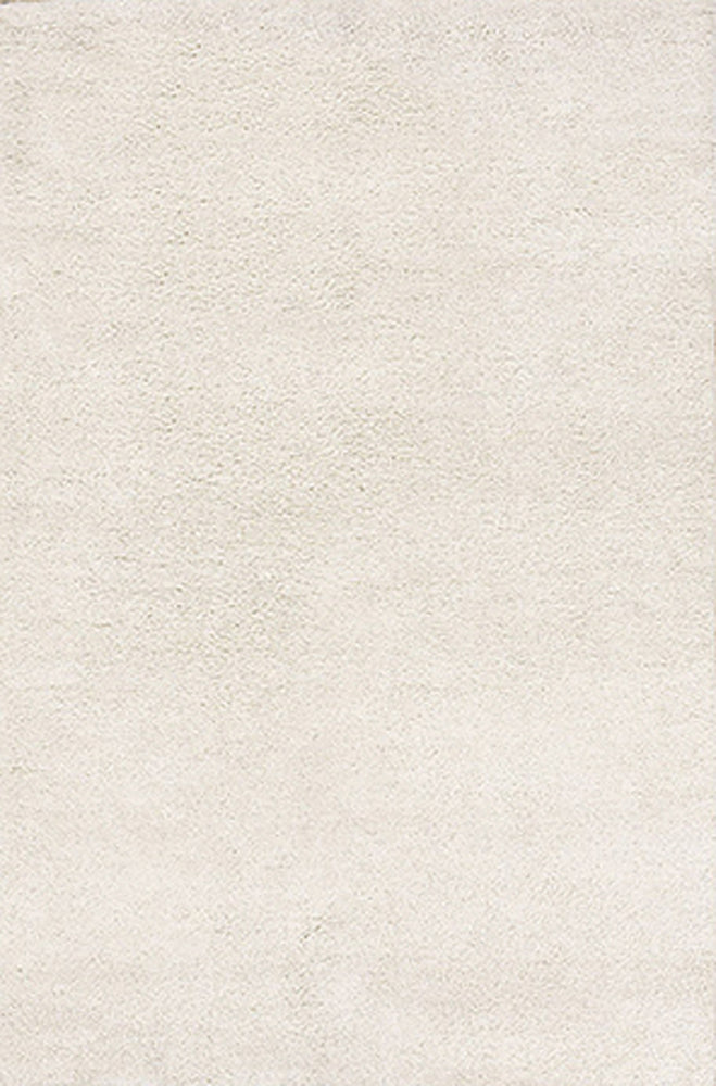 Вълнен Килим Sina 170/240 см Едноцветен за Хол Спалня -Weiss