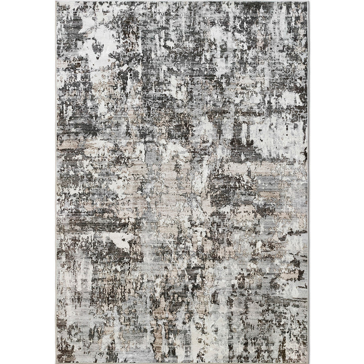 Мек Килим Хималая Абстракт Сиво противоплъзгащ