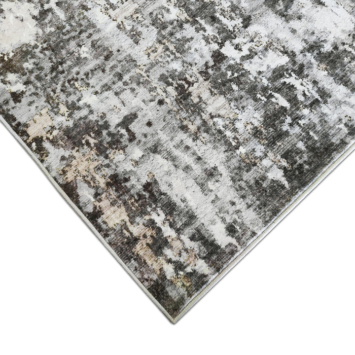 Мек Килим Хималая Абстракт Сиво противоплъзгащ