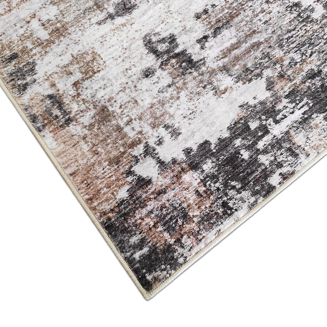 Soft Carpet Himalaya Abstract Cream-oxide anti-slip