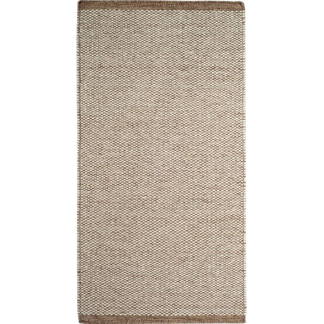 Луксозен Вълнен Килим Nature Pure Flower 70/140 см Едноцветен 3001 beige