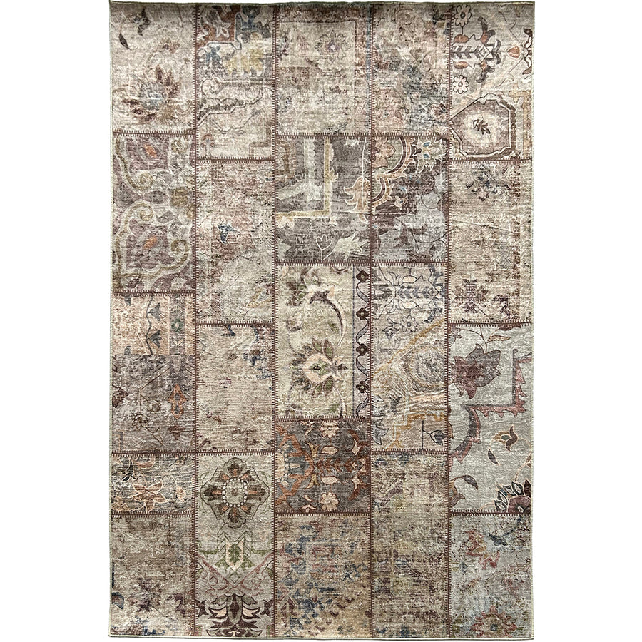 Мек Килим Хималая Пачуърк Бежово Стандартен / 120 х 170