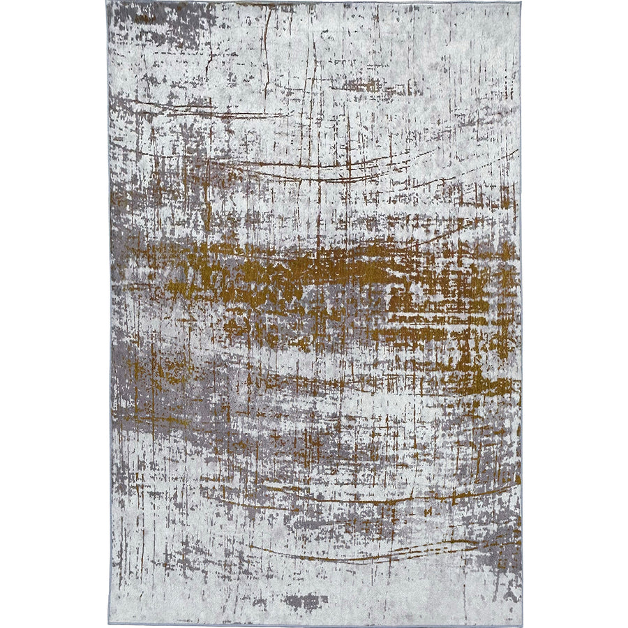 Мек Килим Хималая Сиво златно Стандартен / 120 х 170