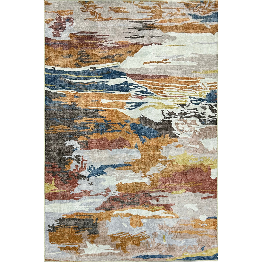 Мек Килим Хималая Абстракт Бежово Стандартен / 120 х 170