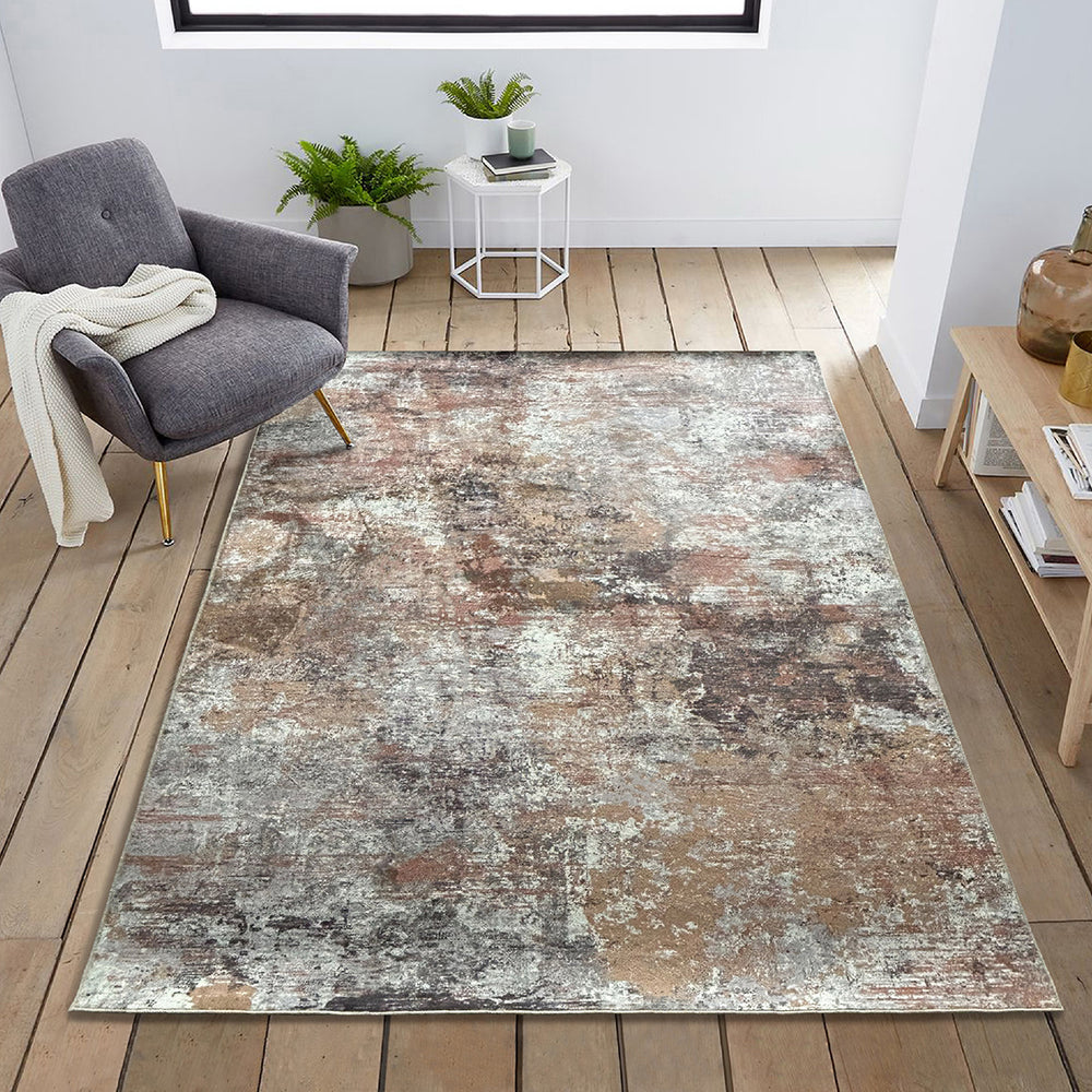 Мек Килим Хималая Сиво бежово Стандартен / 120 х 170