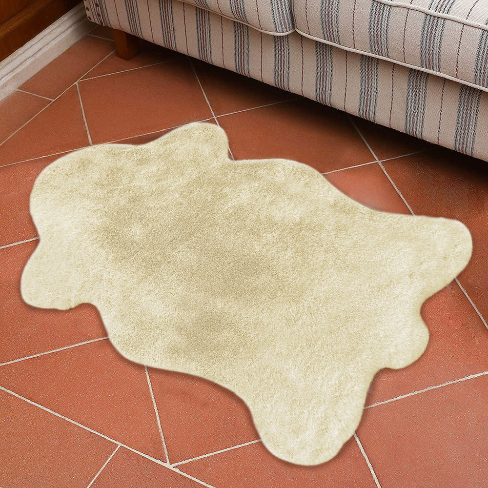 Мека Еко кожа Кинголи Бежово екрю Мини / 055 х 080