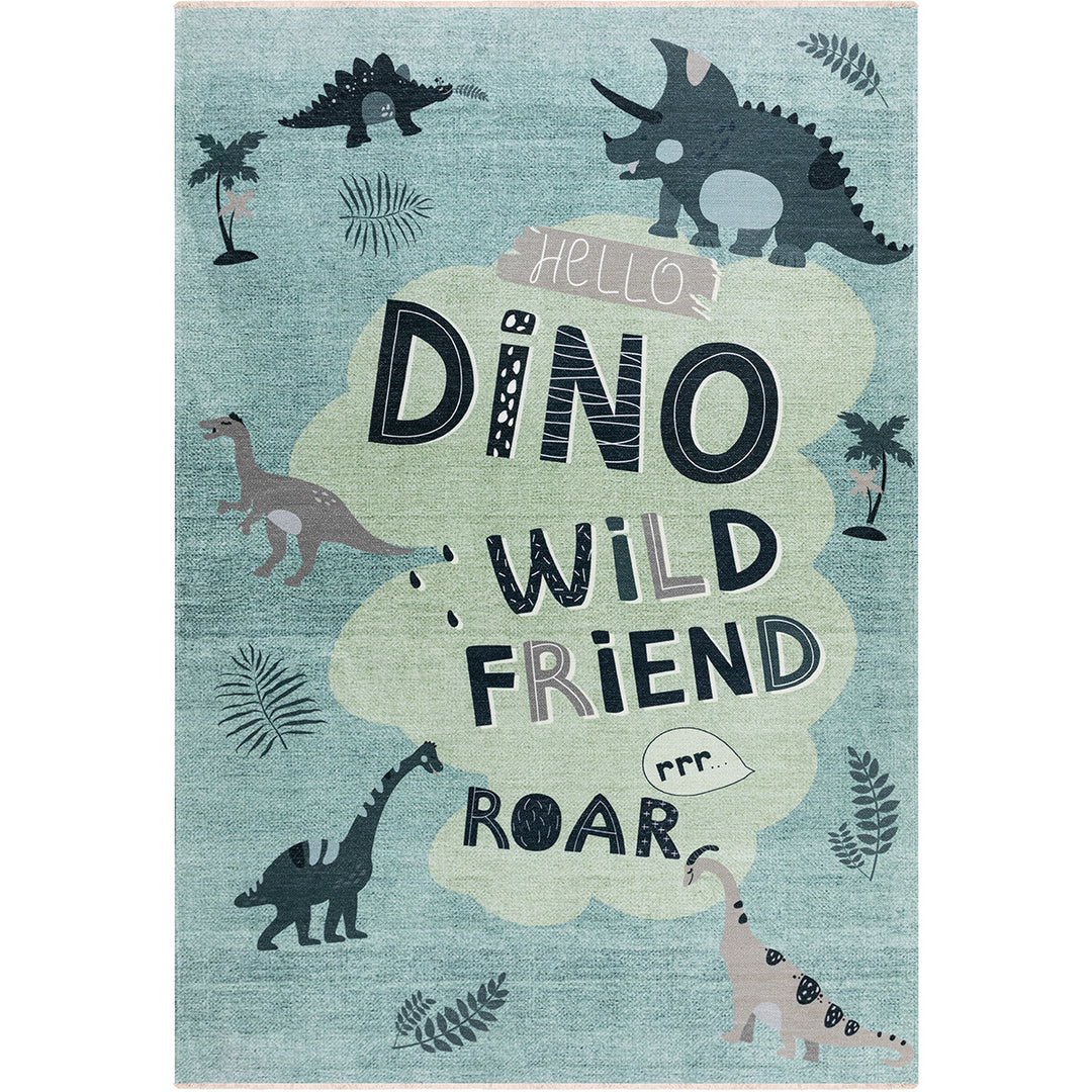 Children's Chenille Carpet Stockholm Dinosaur Anti-Slip