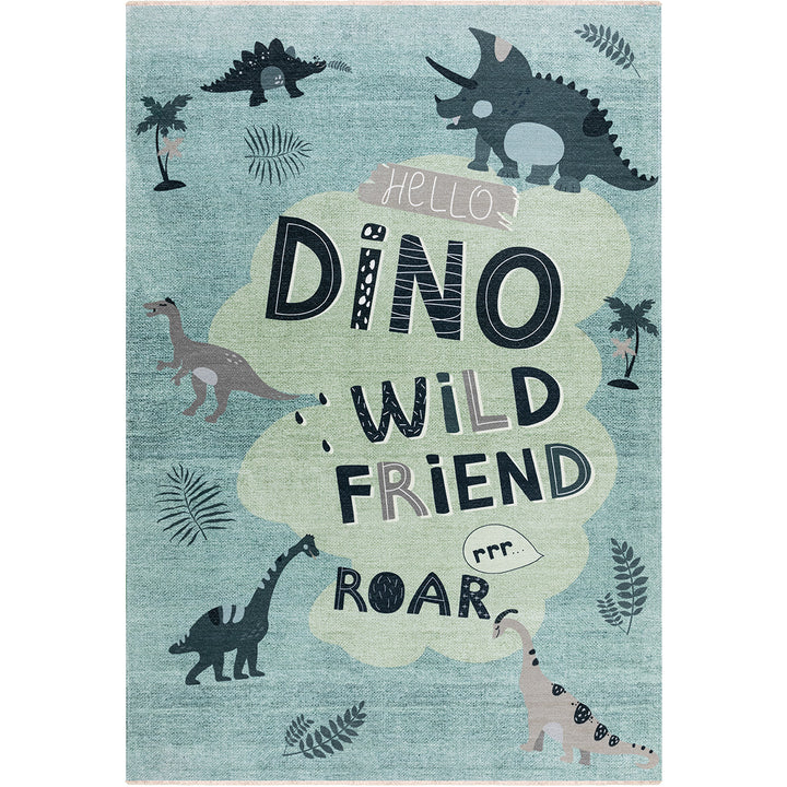 Children's Chenille Carpet Stockholm Dinosaur Anti-Slip