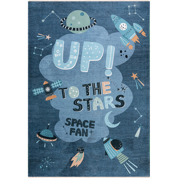 Children's carpet chenille Stockholm Cosmos anti-slip