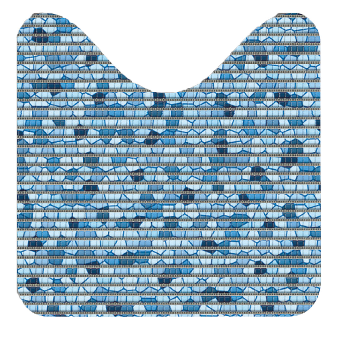 Bath mat SoftiTex 80/48 + 48/48 cm set U Mosaic Blue