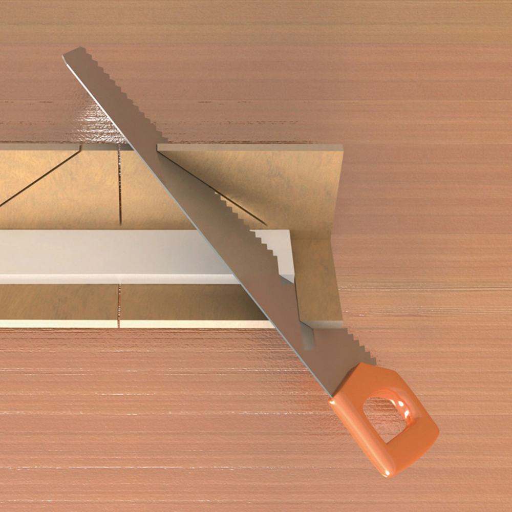 Da Vinci saw for cutting polystyrene moldings