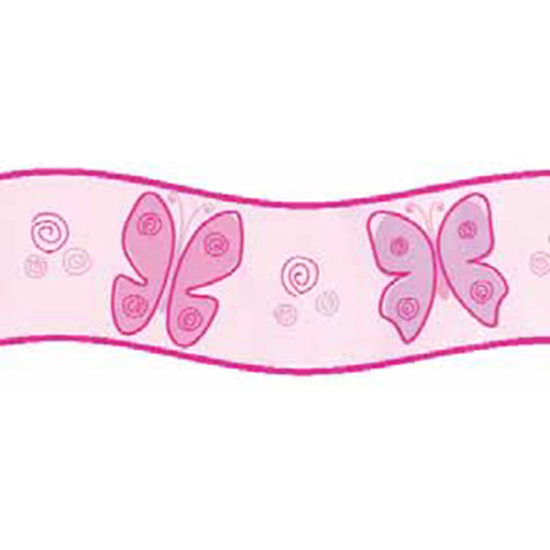Self-adhesive Frieze 15 cm/5 m for Children's Room Butterflies