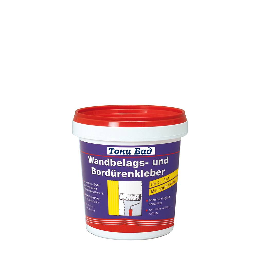Adhesive for wall coverings and friezes 750 g.
