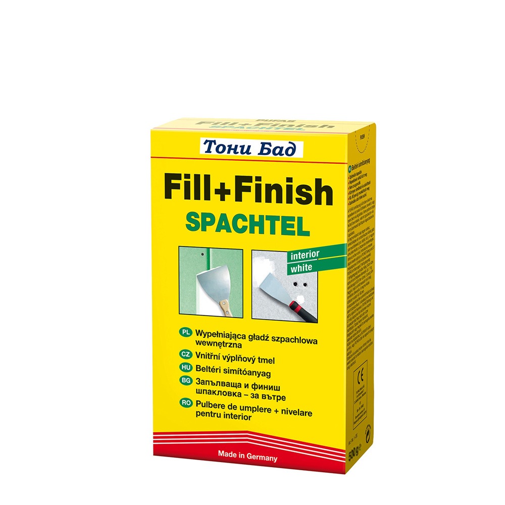 Запълваща и финиш шпакловка 500 гр.