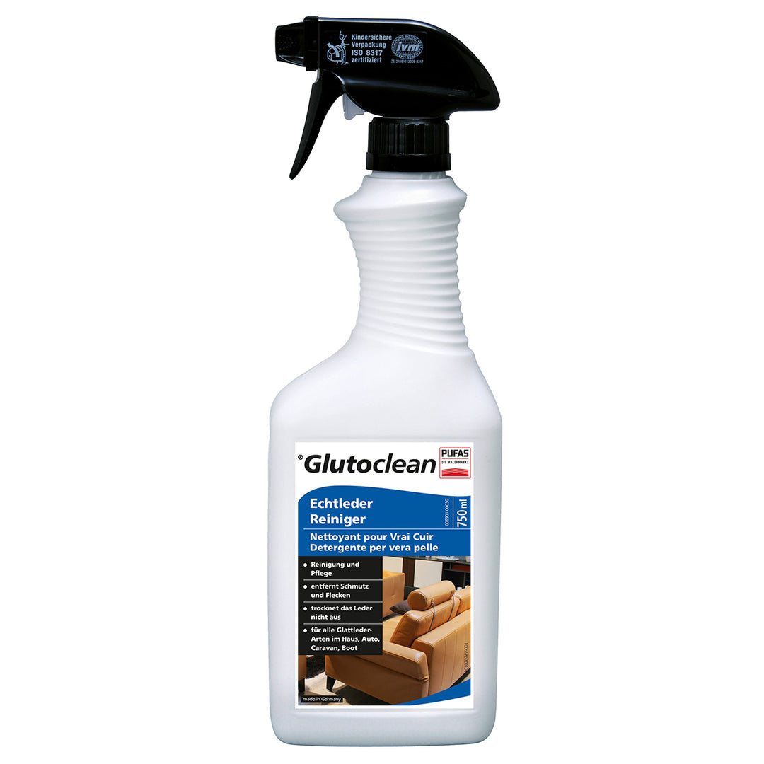 Genuine leather cleaner 0.750 l. Glutoclean