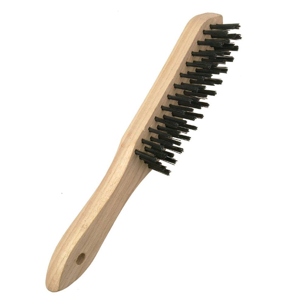 Wire brush Profi, 4 rows hardened