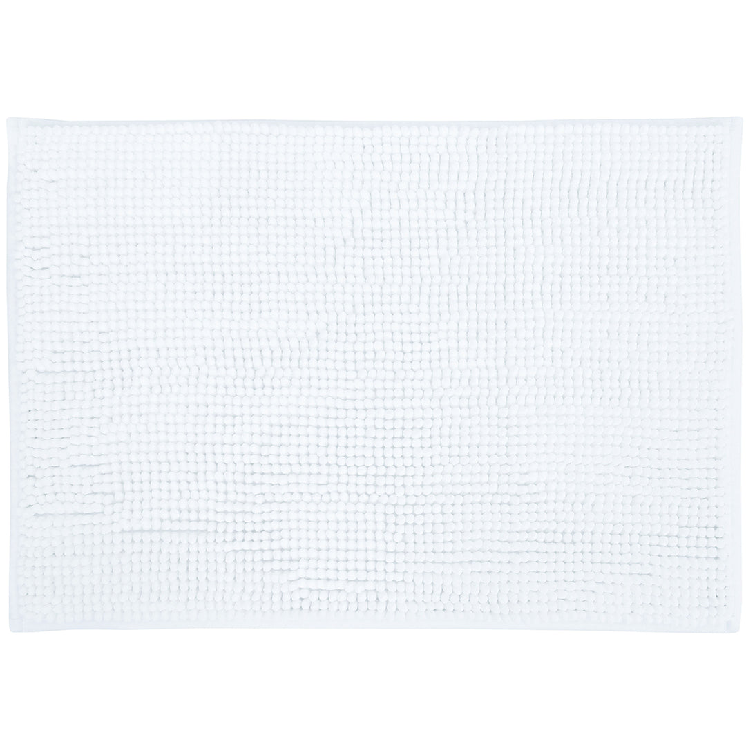 Bath mat Basic 40/60 cm Bath mat Aqua 40x60cm White